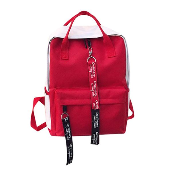 

leisure zipper bag student lapbackpack folding bag couple travel sports shoulder diagonal package satchels backpack
