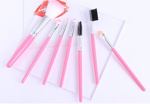 

makeup brushes set & kits 7pcs makeuptools & accessories for face eye shadow br007