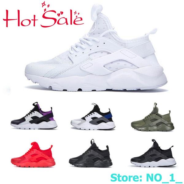 

2019 Air Huarache 4 Мужчины All White Женщины Huraches 3 Zapatos Ultra Breathe Huaraches Мужские кроссовки кроссо