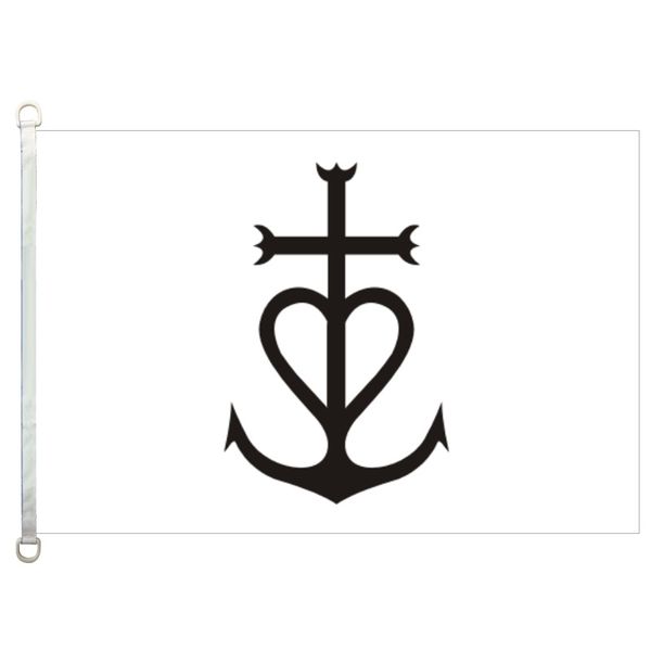 

хороший флаг]croix camargue флаги баннер 3x5ft-90x150cm 100% полиэстер флаги стран, 110gsm деформации трикотажные ткани открытый флаг