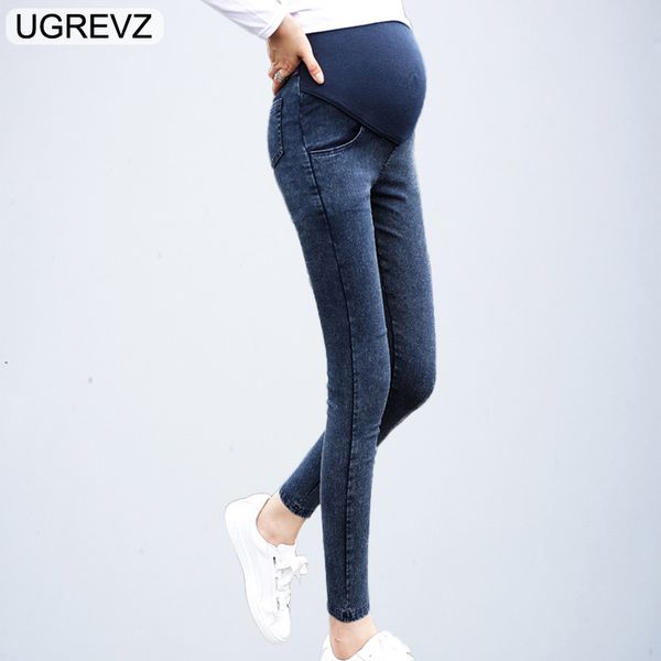

maternity jeans for pregnant women pregnancy spring fall jean pants maternity clothes for pregnant women summer nursing trousers, Blue