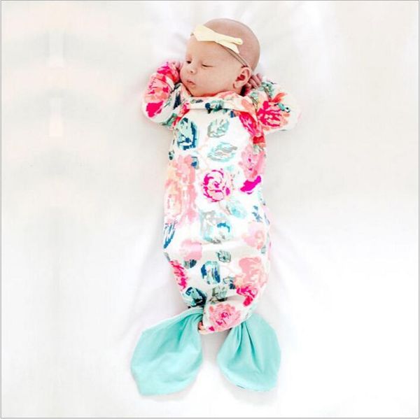 

mermaid baby sleeping bags ins shark swaddling newborn blankets stroller cart swaddle toddler wraps cotton nursery bedding sleep sack 3593