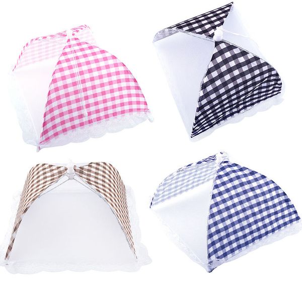 

foldable food umbrella cover anti fly mosquito mesh net kitchen picnic bbq party