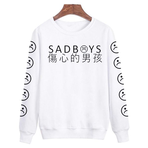 

Vsenfo Грустные Лица Толстовка Женщины Смешные Смайлик Рукава Печатных Tumblr Sad Boys Тол