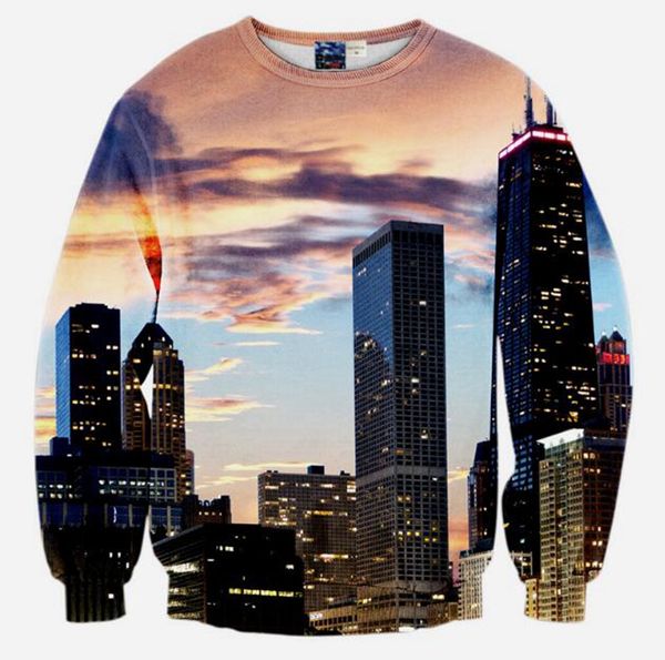 

мужская европа и америка новая корейская версия бутик цифровой мультфильм шаблон печати круглый воротник тонкий стиль куртка s-xl, Black