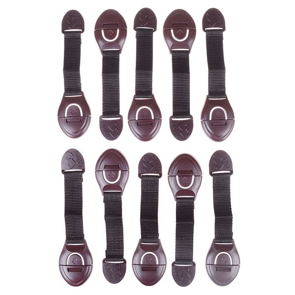 

new 10 pcs/lot cabinet door drawers refrigerator toilet safety locks for kids baby