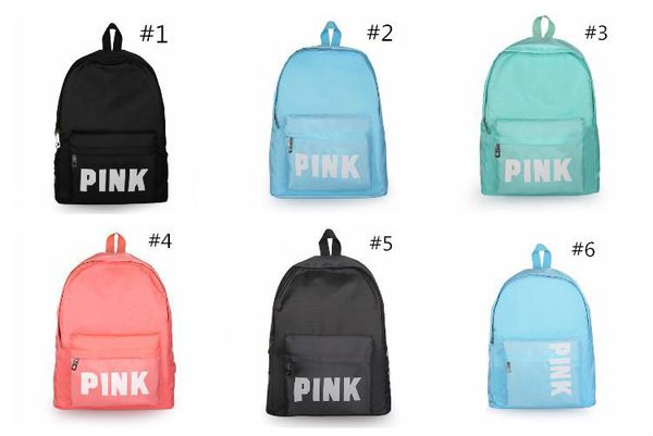 

Stock pink backpack 10 de ign ca ual backpack teenager tudent choolbag travel bag outdoor port color 43x32x15cm fa t hipping