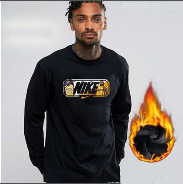 

мужские зимние толстовки логотип роскошные осень с длинным рукавом толстовка с капюшоном дизайнер топы толстые теплые спортивные кофты спорт, Black