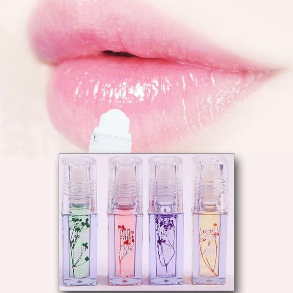 Heng Fang Flor Roll-on Clear Lip Oil Hidratante Hidratante Tratamento Lábios Hidratante Líquido Claro Lip Balm