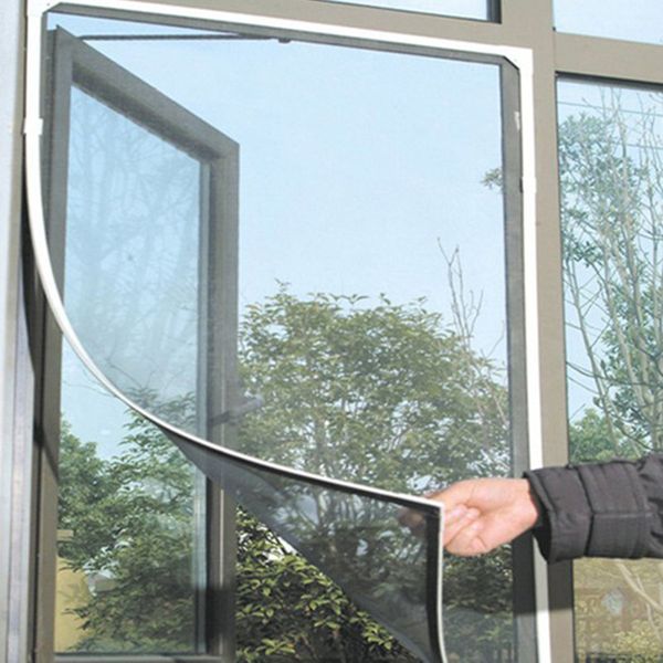 

fashion netting mesh window screen protector black diy insect fly door window net