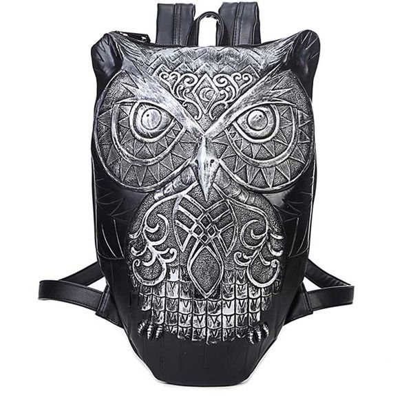 

new teen bcakpack fashion 3d animal print female backpacks leather rucksack backpack schoolbag feminina