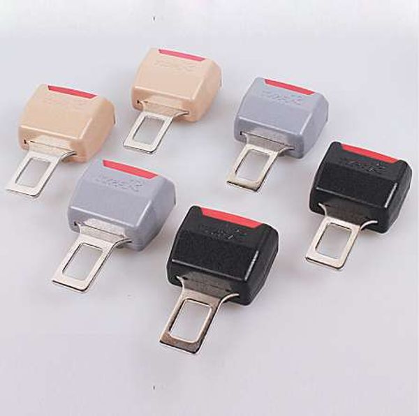 

1pcs universal car seat belt clip extender black gray beige safety belts plug plug