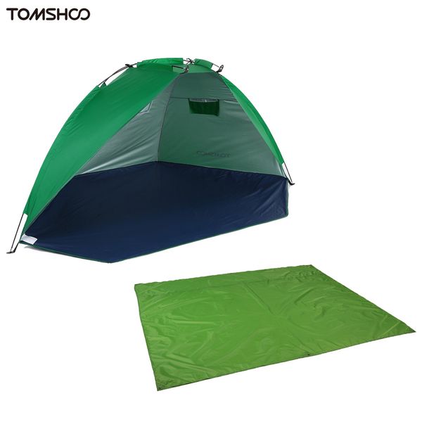 

tomshoo outdoor camping gear kit sleeping mat garden picnic grass blanket+ summer uv protection tent moisture proof waterproof