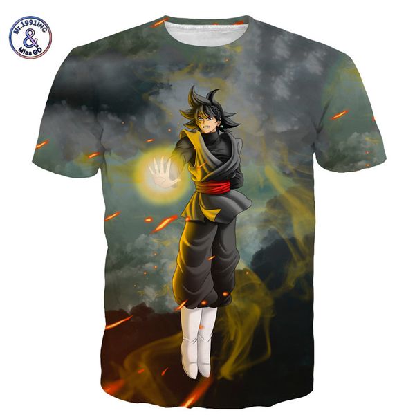

O-Neck Summer Male Women Dragon Ball T Shirt Naruto 3d T Shirt Cartoon Anime Dragon Ball Print Short Sleeves T-Shirt New Broadcloth