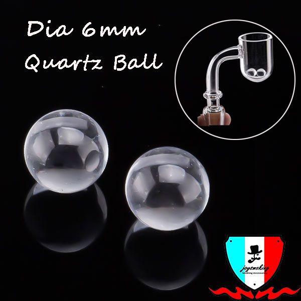 Accessori per fumatori con sfere di quarzo e pera, diametro 5 mm, ruotano mentre il flusso d'aria aumenta, funzionamento perfetto per i rig dab con tappo in carb in vetro al quarzo