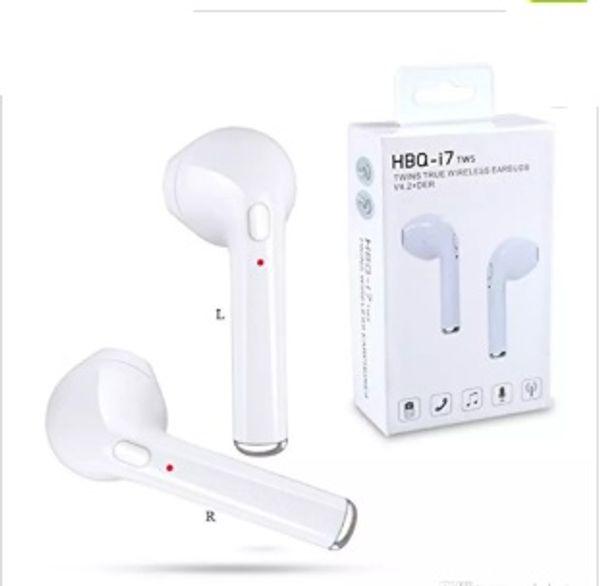 

I7 tw bluetooth headphone with charge cable mic mini twin wirele earphone portable in ear earbud for driver retail box