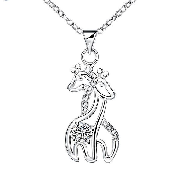 

nkw073 новые австрия кристалл ожерелья ювелирные изделия женская мода кристалл ожерелье ювелирные изделия fit серебряное ожерелье кулон смеш, Silver