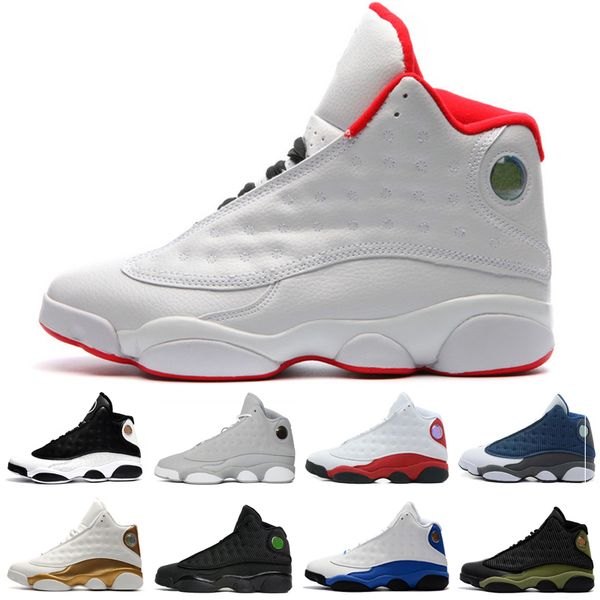 

new 13 13s mens basketball shoes shoe playoffs grey toe gs bordeaux sneakers women sports trainers running shoes for men designer, White;red