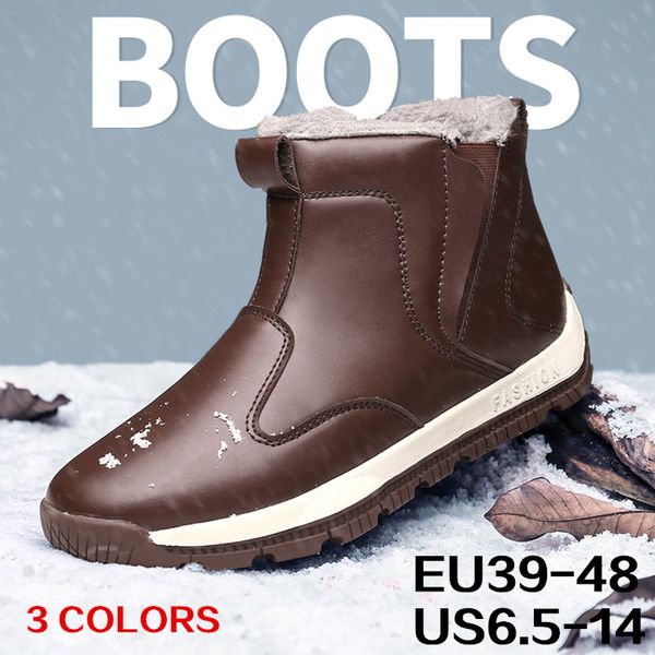 mens winter fur lined boots