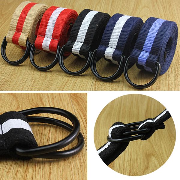 

double 1 pcs true canvas belt color tactical buckle, Black;brown