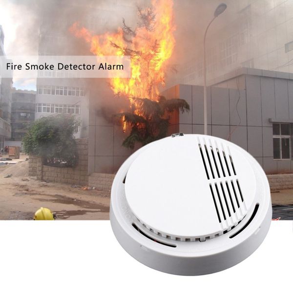 2019 85db Voice Fire Smoke Sensor Detector Alarm Tester Home