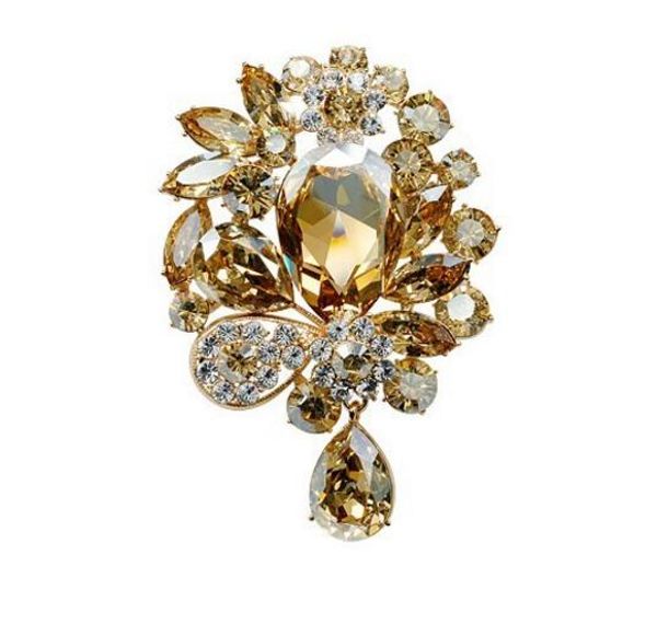 

2018 Золотой Тон Ясно Горный Хрусталь Кристалл Большой Воды Падение Стекла Мотатьс