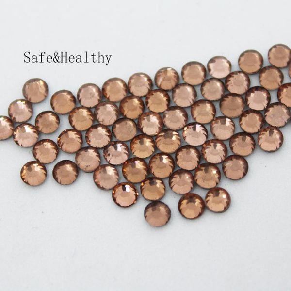 

lt peach package crystal glass dmc machine cut ix rhinestone fix iron on rhinestone garment sewing stone, Silver;gold