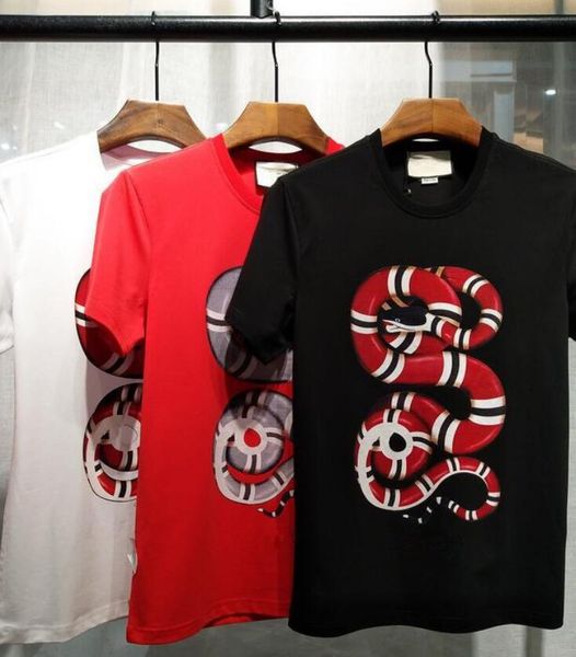 

Новая мода женщины и мужчины повседневная футболка студенты лето с коротким рукавом печатных змея Марка мальчики и девочки футболка Футболка G056