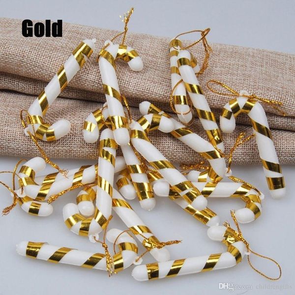 

12pcs diy craft charming festival decoration christmas candy cane hanging ornaments xmas tree decor #257