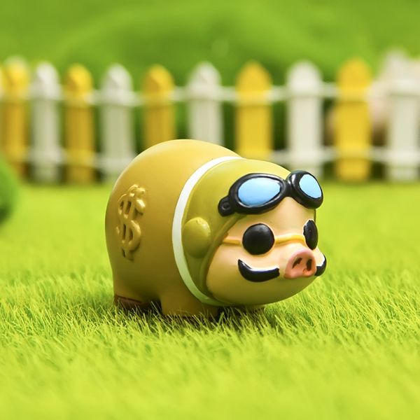 

детский подарок симпатичной свинья diy ландшафтного украшение главной коллекция кукла сад украшение micro пот садовые принадлежности