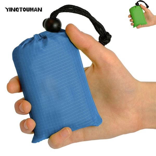 

yingtouman portable compact outdoor garden camping beach picnic pocket blanket mat nylon pocket picnic mat waterproof outdoor m