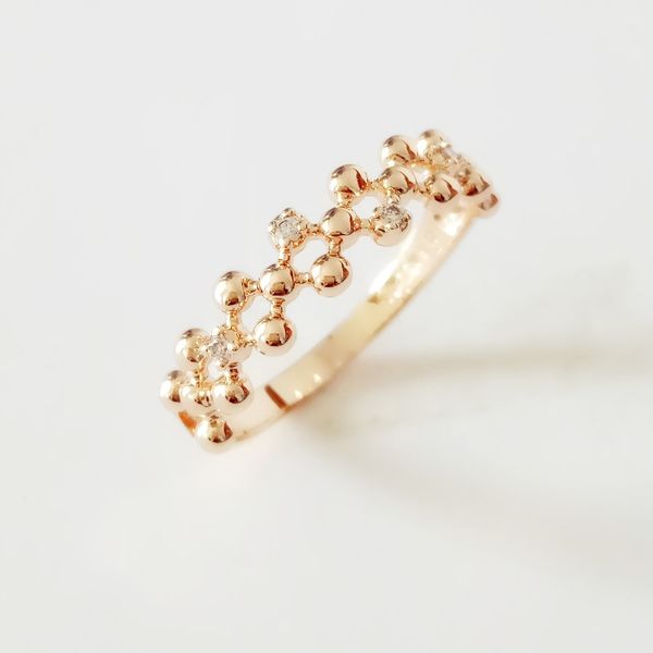 

2018 new arrival ring 585 rose gold color women jewelry trendy fashion white cubic zircon women rings fashion jewelry, Silver