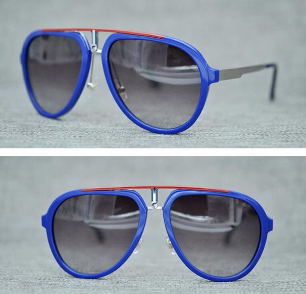 

lkk high - grade men's sunglasses blue fashion classic toad's sunglasses ladies' uv400, White;black