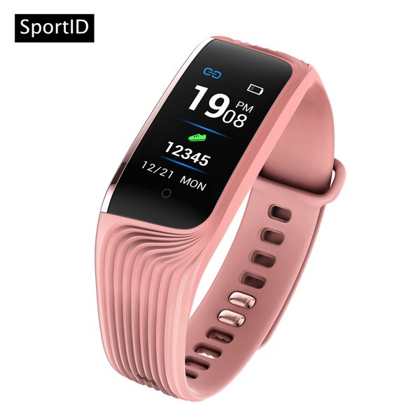 

smart bracelet women s4 band heart rate monitor sports watch waterproof bluetooth wristband men fitness tracker for android ios, Slivery;brown