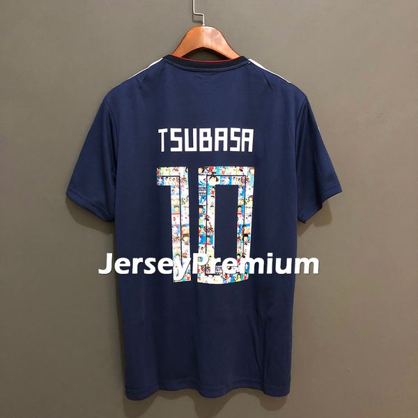 

Captain t uba a japan home uper campeone atom football occer jer ey blue hirt
