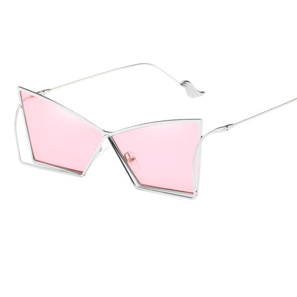 

2018 new brand designer oversized ladies cat eye sunglasses women fashion vintage big mirror sun glasses for female uv400 w32