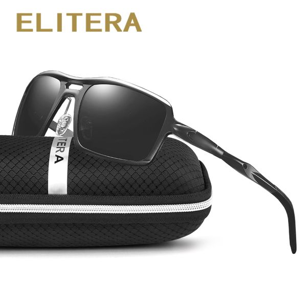 

elitera classic fashion polarized sunglasses driving men/women colorful reflective coating lens eyewear accessories sun glasses, White;black