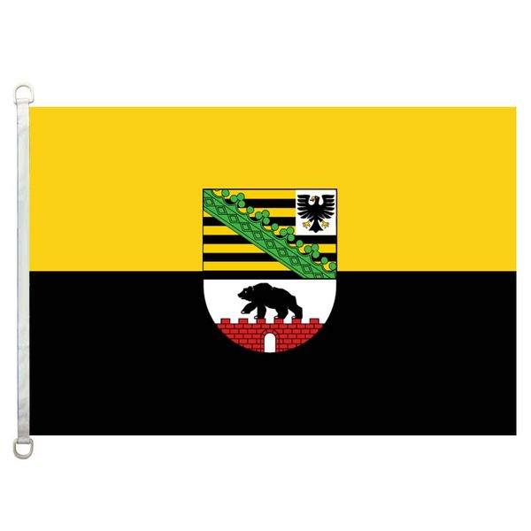 

saxony anhalt flag,90*150cm ,100% polyester, banner,digital printing