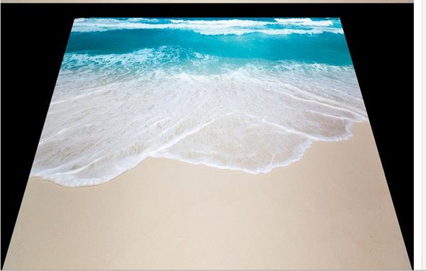 

floor painting 3d wallpaper hd 3d bathroom beach seaside bathroom floor pvc floor sticker painting murals
