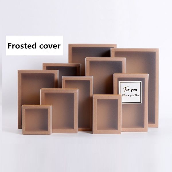 

Матовый ПВХ крышка крафт-бумаги ящик коробки DIY ручной мыло ремесло Jewel Box для свад