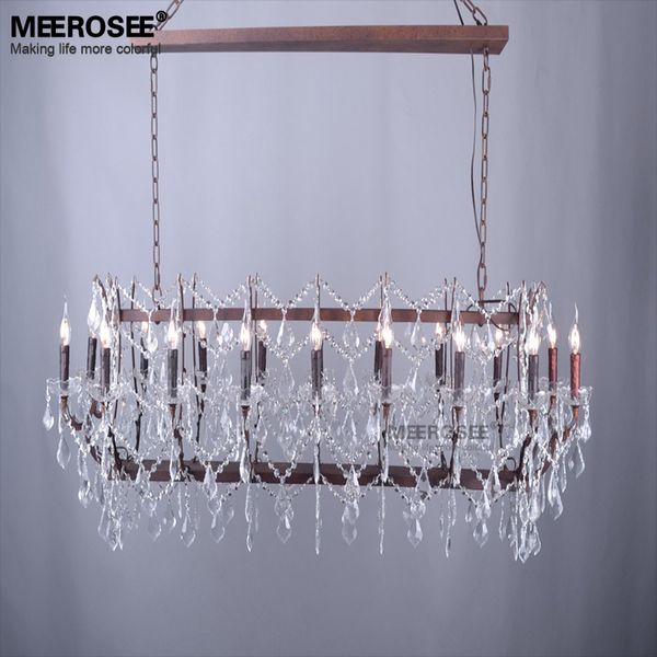 

vintage crystal chandelier retro rustic loft hanging light fixture crystal suspension lamp drop lustre for living room foyer