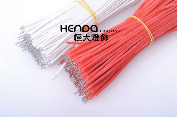 

LED Power Supply Silicone Wire 12cm 15cm 20cm Electronic Wire Cable High Temperature Resistant Wire Double Head Solder