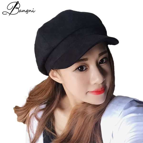 

new winter women hat berets suede caps gorras planas female pillbox hats beret boinas mujer beanie flat hat chapeu feminino, Blue;gray