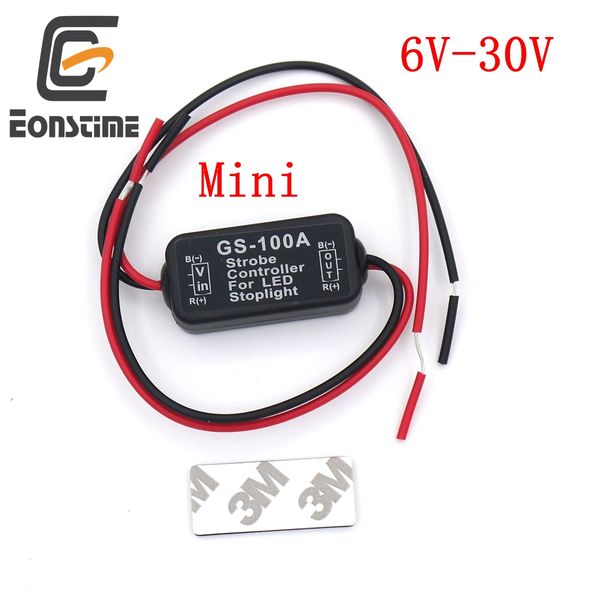 

eonstime mini gs-100a flash strobe controller flasher module for car led brake slight lamp 12v-24v