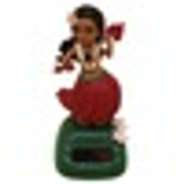 

gift solar powered swing toy environmental dancing car decor durable hula girl