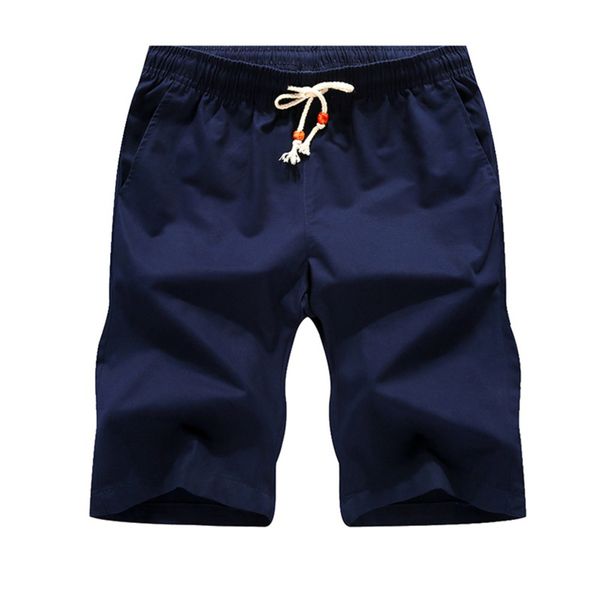 

jeelinbore summer beach new man's causal short slim solid beach shorts, Black