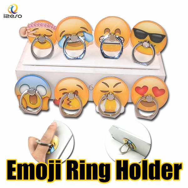 

Emoji акриловые палец кольцо держатель универсальный 3 м клей гибкие симпатичные эм