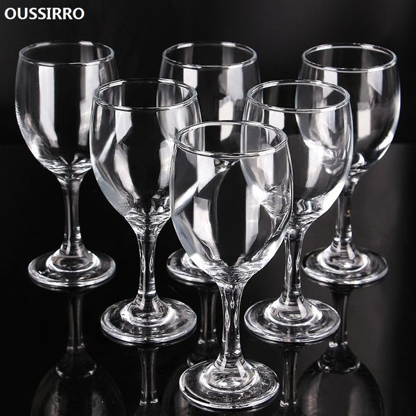 

oussirro 6pcs/sets wedding wine glass goblet crystal champagne glass cup drinking ware home l decor