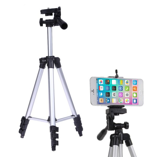Profesyonel Kamera Tripod Telefon iPad Samsung Dijital Kamera Için Standı Tutucu + Masa / PC Tutucu + Telefon Tutucu + Naylon Taşıma Çantası