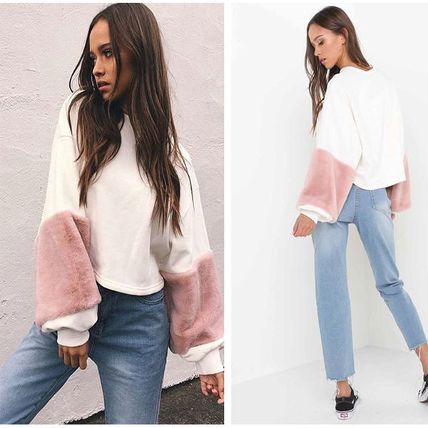 

women's clothing outerwear coats 2019 spring autumn casual plus sizes loose sport sweatshirts sweatshirt t shirts for women clothes, Black